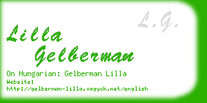 lilla gelberman business card